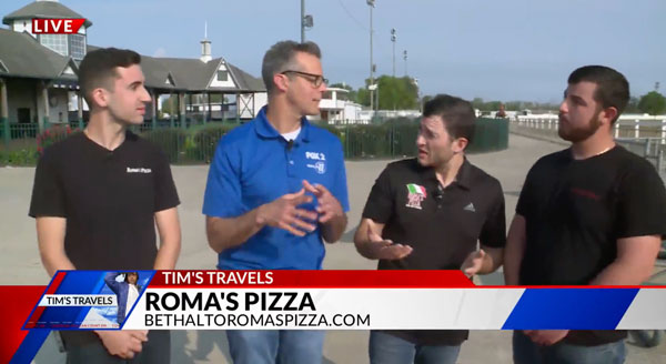 Roma's Pizza Featured on Fox 2 Tim's Travels