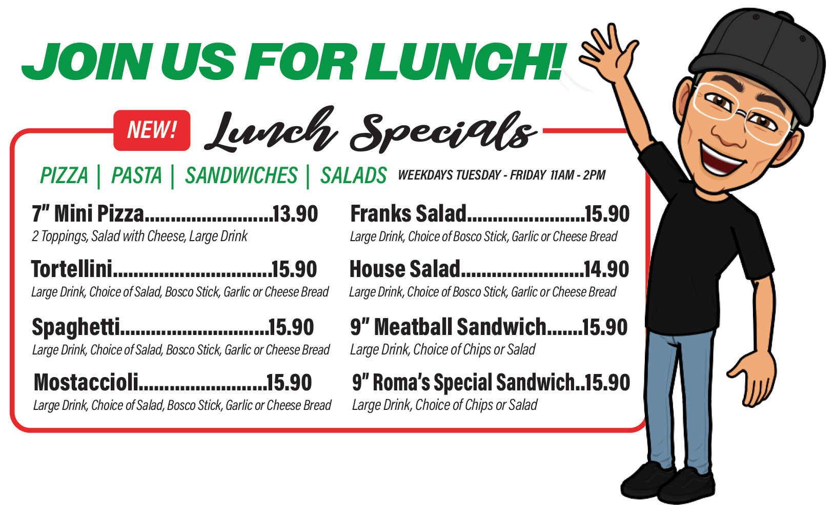 Romas Lunch Special